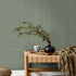 91603 The Lost Garden  Biderbost Weave Teal