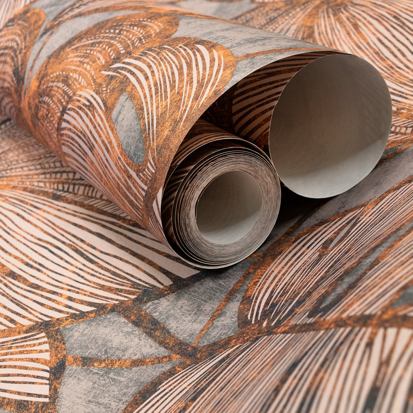 26940 Julie Feels Home Monstera Rust Mirage