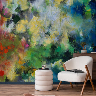 Modern Floral by South African Artist Bev Michel