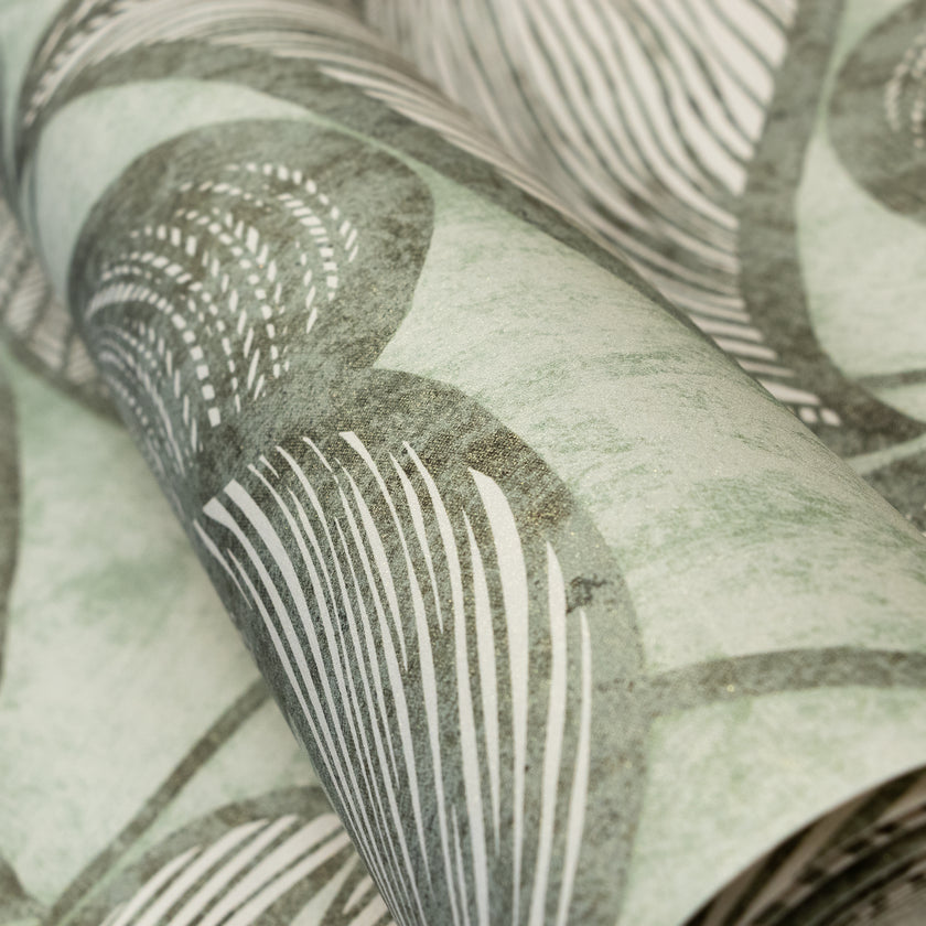 26935 Julie Feels Home Monstera Olive Sage