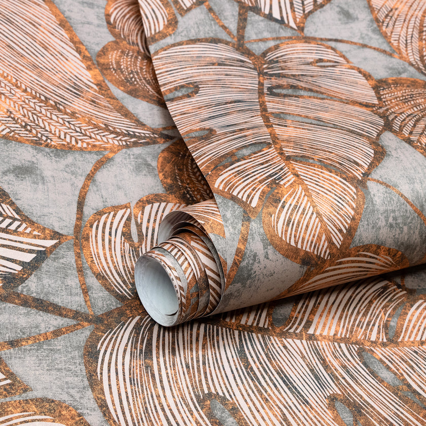 26940 Julie Feels Home Monstera Rust Mirage