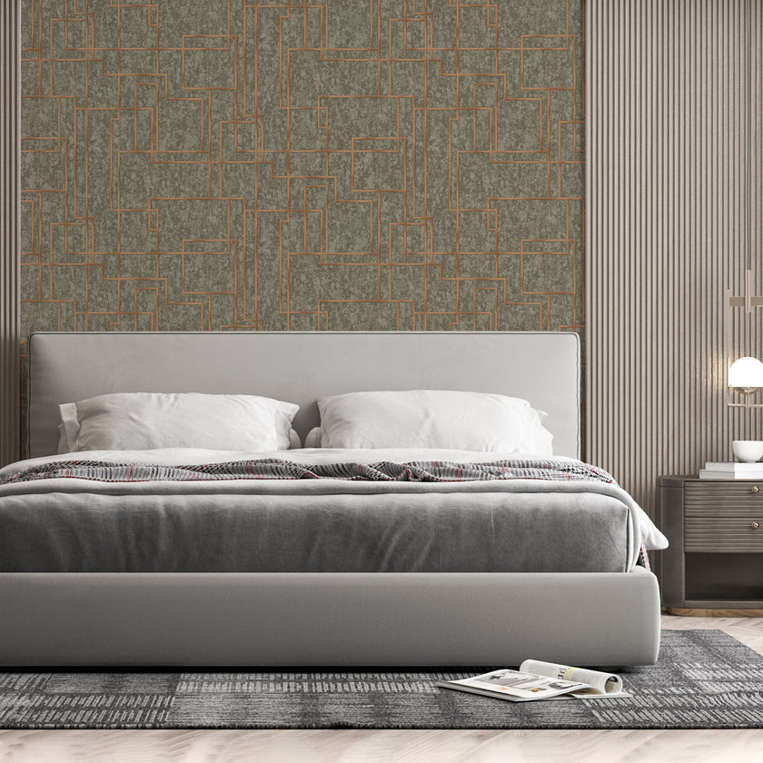 Octagon Textured Geometric 1202-5