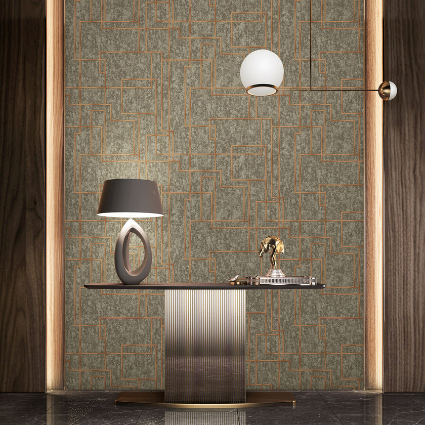 Octagon Textured Geometric 1202-5