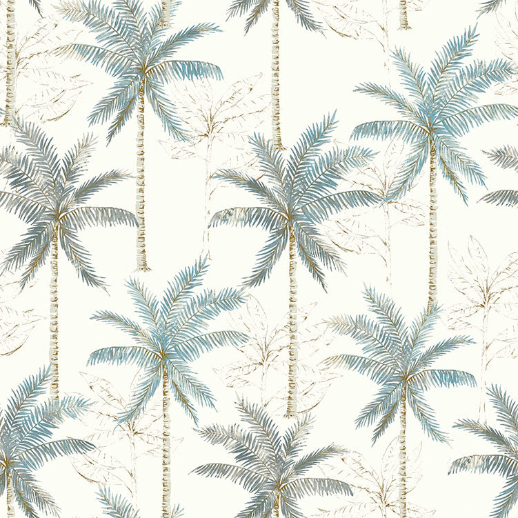 Casablanca Palm Haven Teal 88105