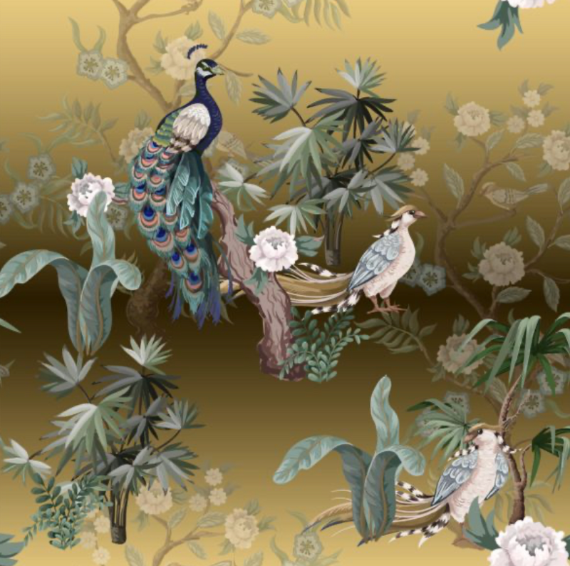 Chinoiserie Style  -  [Custom printed at R560/m²]