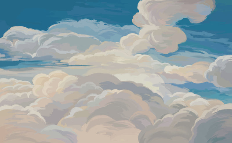 Cloudy Midday Skies  -  [Custom printed at R560/m²]