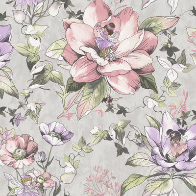 Dream Catcher 13212 Floral Fairies Grey