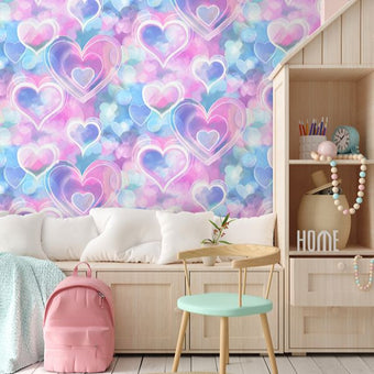 13785 Adventure Awaits Neon Hearts Pink
