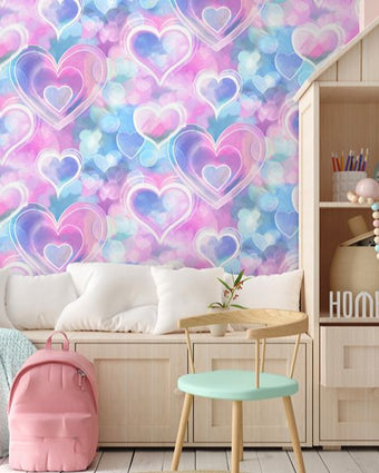 13785 Adventure Awaits Neon Hearts Pink
