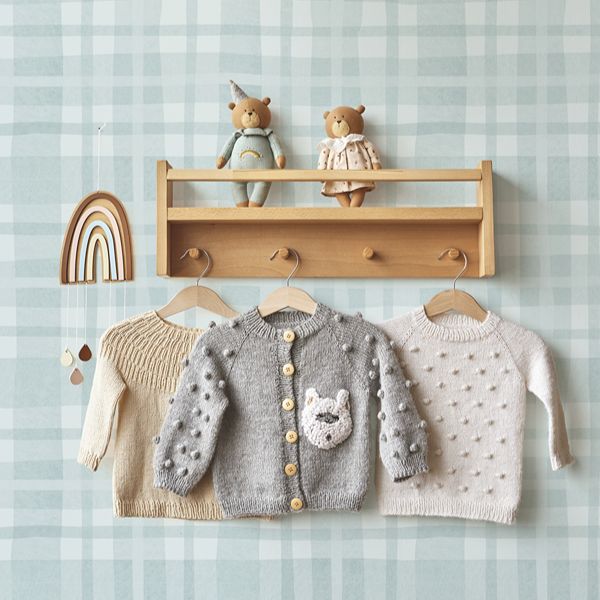 14001 Adventure Awaits Ivy Plaid Sky Blue