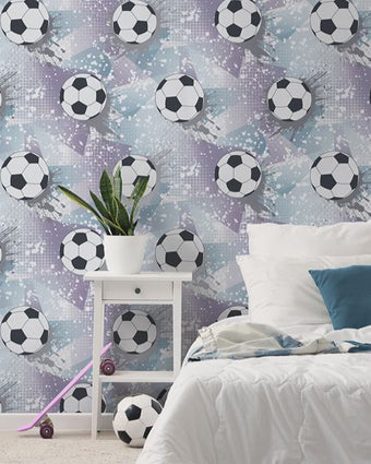 14091 Adventure Awaits Football Frenzy Lilac/Silver