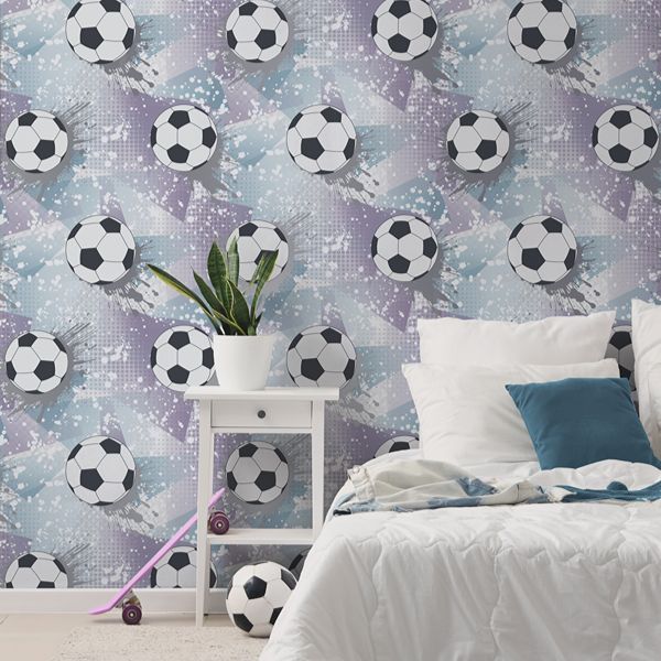 14091 Adventure Awaits Football Frenzy Lilac/Silver