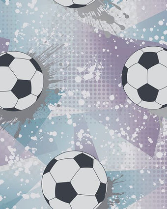 14091 Adventure Awaits Football Frenzy Lilac/Silver