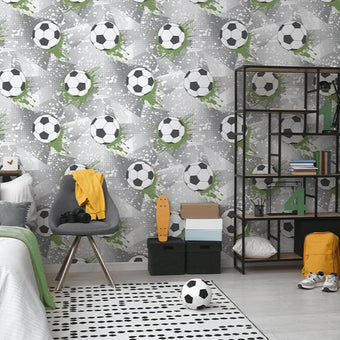 14092 Adventure Awaits Football Frenzy Grey/Green
