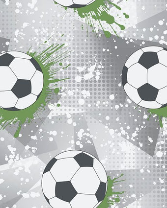 14092 Adventure Awaits Football Frenzy Grey/Green