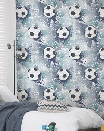 14093 Adventure Awaits Football Frenzy Navy/Teal