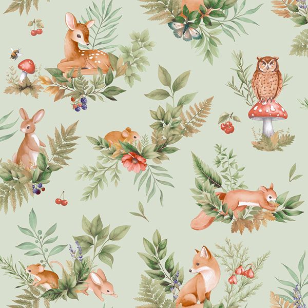 14121 Adventure Awaits Forest Friends Sage