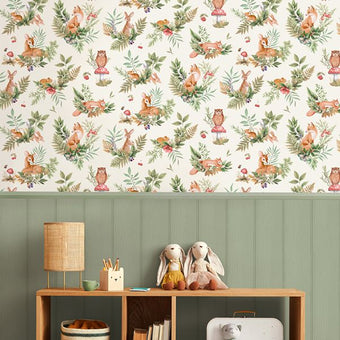14123 Adventure Awaits Forest Friends Cream/Multi