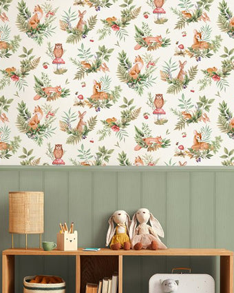 14123 Adventure Awaits Forest Friends Cream/Multi