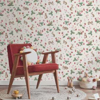14140 Adventure Awaits Bunnies & Berries Cream/Multi