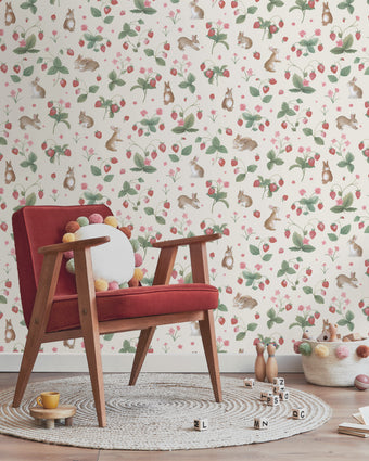 14140 Adventure Awaits Bunnies & Berries Cream/Multi