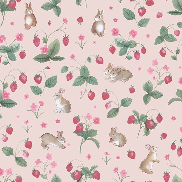 14141 Adventure Awaits Bunnies & Berries Pink