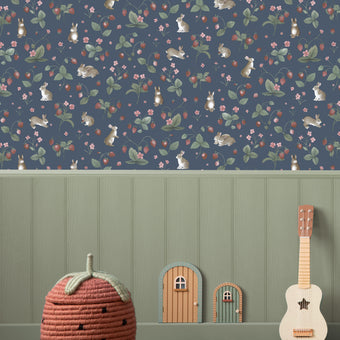 14142 Adventure Awaits Bunnies & Berries Navy