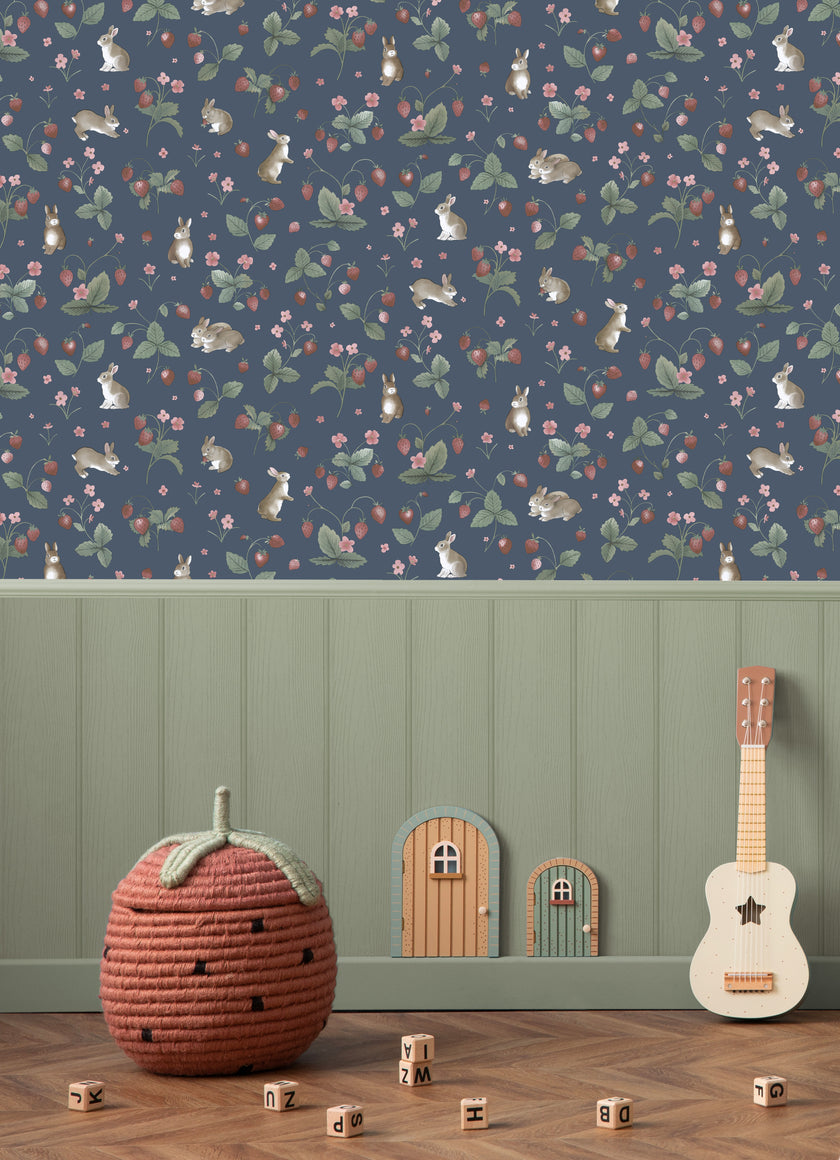 14142 Adventure Awaits Bunnies & Berries Navy
