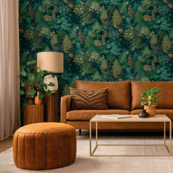 14151 Imaginarium Midnight Woods Green