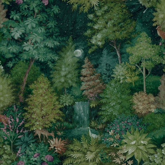 14151 Imaginarium Midnight Woods Green