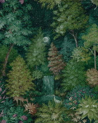 14151 Imaginarium Midnight Woods Green