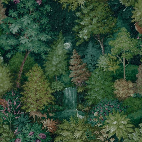 14151 Imaginarium Midnight Woods Green