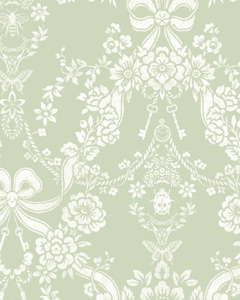 14170 Imaginarium Bow Damask Sage