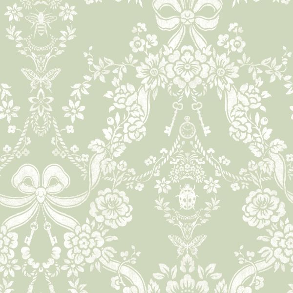 14170 Imaginarium Bow Damask Sage