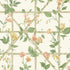14200 Imaginarium Trailing Floral Trellis Cream Orange
