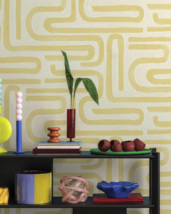 14231 Imaginarium Brushed Geo Ochre