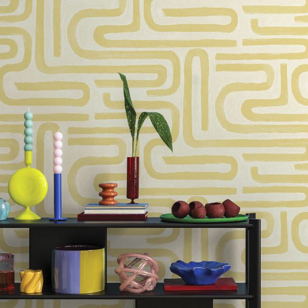 14231 Imaginarium Brushed Geo Ochre