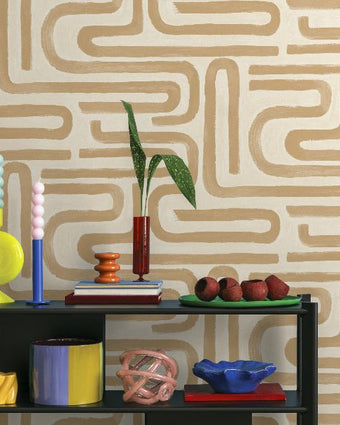 14232 Imaginarium Brushed Geo Orange