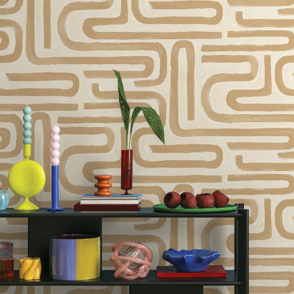 14232 Imaginarium Brushed Geo Orange