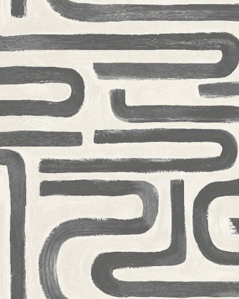 14233 Imaginarium Brushed Geo Charcoal