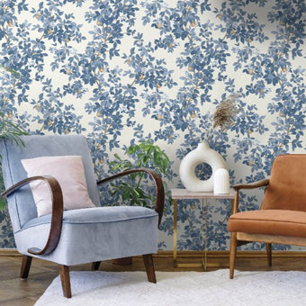 14242 Imaginarium Orange Tree Blue White