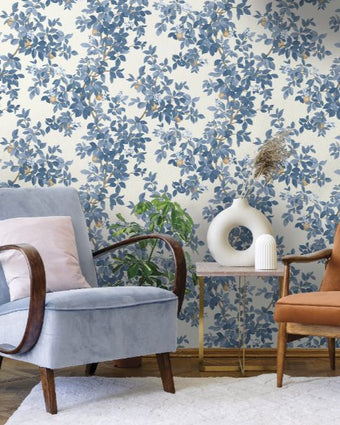 14242 Imaginarium Orange Tree Blue White