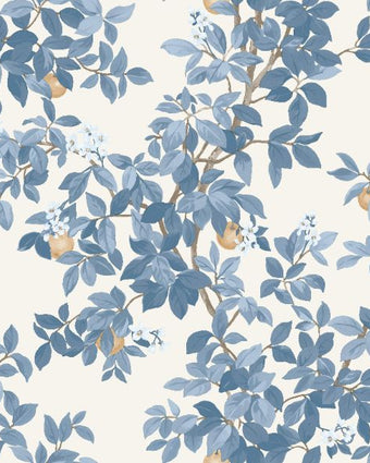 14242 Imaginarium Orange Tree Blue White