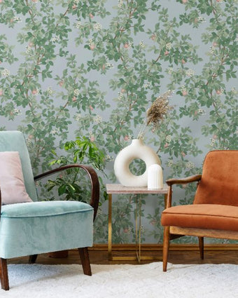 14243 Imaginarium Orange Tree Sky Blue