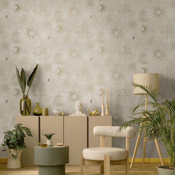 14252 Imaginarium Cosmic Cream Gold