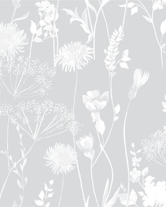 Meadowsweet Floral 165581 Grey
