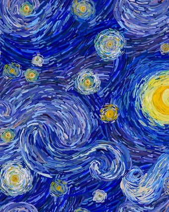 Starry Night  -  [Custom printed at R598/m²]
