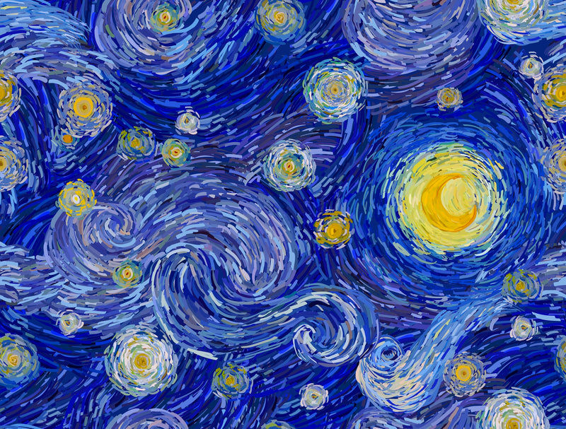 Starry Night  -  [Custom printed at R560/m²]