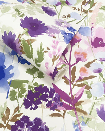 Countryside Floral 206541 Pink + Blue
