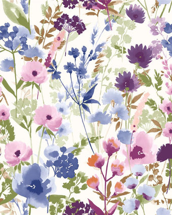 Countryside Floral 206541 Pink + Blue